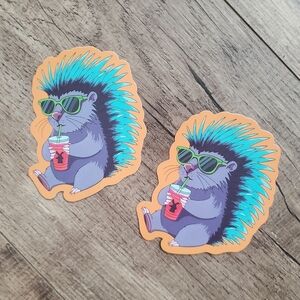 NEW Dutch Bros June 2025 Exclusive Sticker Drop Porcupine Sticker Sunglasses (2)